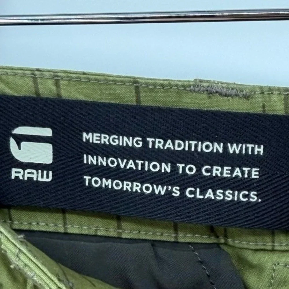 NEW G-Star Raw Mens 31/32 Cargo Pants 3D Regular Tapered Mayfly Rain Camo Green‎